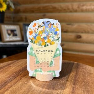 FLOWERS 2026 Desktop CALENDAR